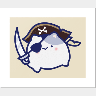 Pirate Cat Posters and Art